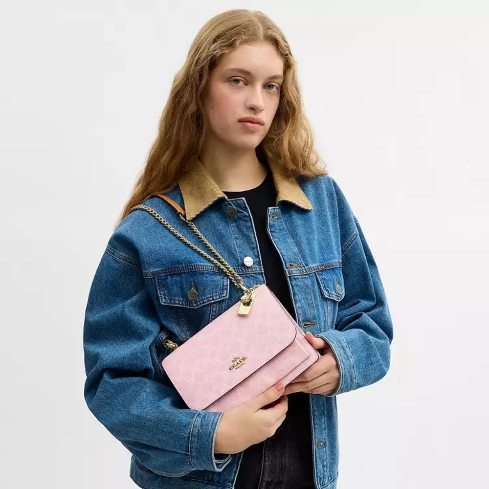 New! Klare Crossbody In Powder Pink